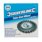 Silverline komborstel - geknoopte staaldraad - diameter 1..., Ophalen of Verzenden, Nieuw