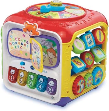 VTech Ontdekkingskubus | Duitse versie | OP=OP, Ophalen of Verzenden, Nieuw, Overige typen, Met wieltjes