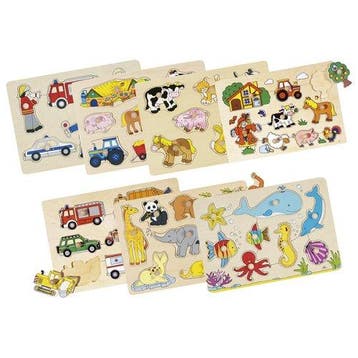 Houten puzzel  8 stukjes, Ophalen of Verzenden, Nieuw