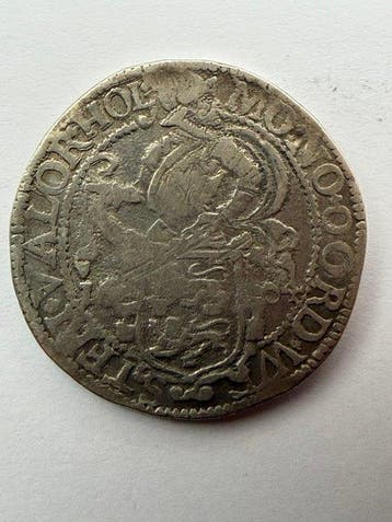 Nederland, West-Friesland Leeuwendaalder Enkhuizen 1604, Postzegels en Munten, Munten | Nederland