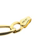 Bicolor gouden Figaro schakelketting, Ophalen of Verzenden, Gebruikt, Overige kleuren, Goud