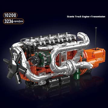 Mould King 10200 Scania Truck Engine (Voertuigen), Kinderen en Baby's, Verzenden, Nieuw