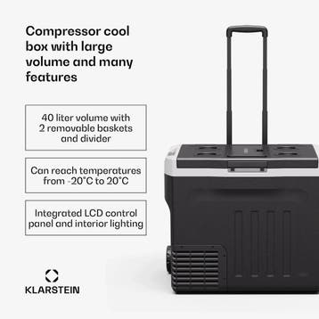 PolarForce Compressor Camping Koelkast | Zwart | JouwKlimaat, Zonder vriesvak, Minder dan 85 cm, Refurbished, Ophalen of Verzenden