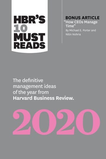 HBRs 10 Must Reads 2020 - Harvard Business Review, Verzenden, Gelezen, Harvard Business Review