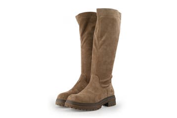 Sub55 Laarzen in maat 38 Beige, Kleding | Dames, Hoge laarzen, Verzenden, Beige, Sub55