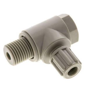 6x4mm & G1/4 PP L-Vorm Knelfitting Buitendraad Banjo Bout, Verzenden, Nieuw