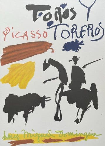 Pablo Picasso (1881-1973) - Stieren en Stierenvechters, Antiek en Kunst