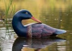 Vintage Hand-Carved Wooden Duck Decoy - Lokeend - Hout