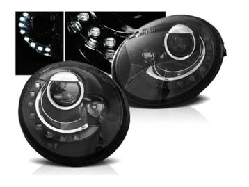 LED Dagrijverlichting koplampen Black geschikt voor VW New, Auto-onderdelen, Verlichting, Verzenden, Nieuw, Volkswagen