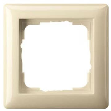 Gira Afdekraam 1 voudig Wit (creme) 021101, Nieuw