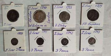 Nederland, Nederlandse Antillen, Rusland, Polen, Kuba, Costa, Postzegels en Munten