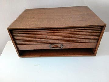 Secretaire - Eik - met rolluik