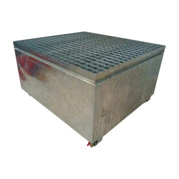 Stalen lekbak ibc tank 1050 liter verzinkt, nieuw, Ophalen of Verzenden, Nieuw