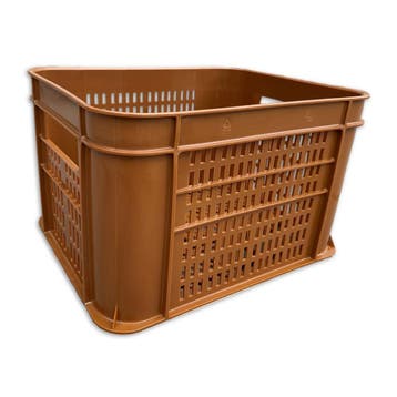 Lynx Fietskrat Bruin Kunststof 30 Liter, Verzenden, Nieuw
