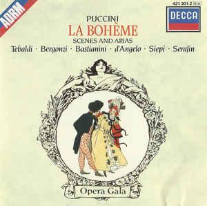 cd - Puccini - La BohÃ¨me Scenes And Arias, Verzenden, Zo goed als nieuw