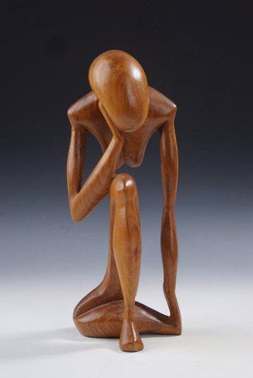Lokale artiest - Figuur - Mali • Decoratief houten beeld Le