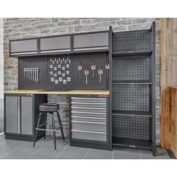 Werkbank Set 274 x 46 x 200 cm met Gereedschapswand en, Ophalen of Verzenden, Nieuw