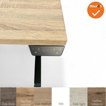 Zit-sta bureau Steelforce 1050 – vanaf €299,- excl. btw, Ophalen of Verzenden, In hoogte verstelbaar, Nieuw