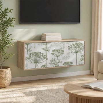 vidaXL Wandgemonteerd tv-meubel GOTHA 102 x 33 x 40 cm, Minder dan 50 cm, Verzenden, Nieuw, Minder dan 100 cm