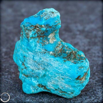 Natuurlijke turkoois nugget – Zeldzame, intens blauw
