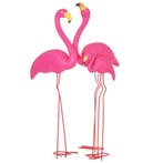 Flamingo | Tuinsteker | 70 cm | Set Van 3 | Roze, Tuin en Terras, Ophalen of Verzenden, Nieuw