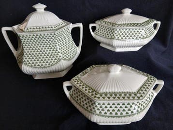 William Adams & Sons - Tafelservies (3) - Aardewerk -