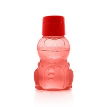 Tupperware Ecofles Drinkfles flesje fles Dino 350 ml Rood, Ophalen of Verzenden, Nieuw, Rood