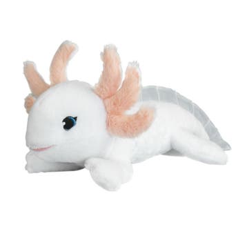 Nature Planet axolotl knuffel - pluche - wit - 40 cm, Verzenden, Nieuw
