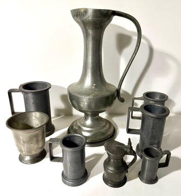 Themacollectie - Collection of 19th-century French pewter