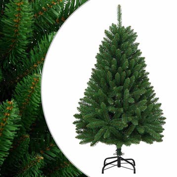vidaXL Kunstkerstboom met scharnieren met standaard 120 cm, Diversen, Kerst, Verzenden, Nieuw
