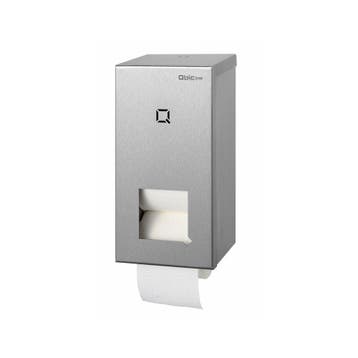Qbic-line 2-rols houder voor kokerloze toiletrollen QTR2C, Huis en Inrichting, Badkamer | Badtextiel en Accessoires, Verzenden