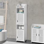 Badkamerkast Mora kolomkast HKC 135x32x32 cm wit, Huis en Inrichting, Badkamer | Badkamermeubels, Verzenden, Nieuw