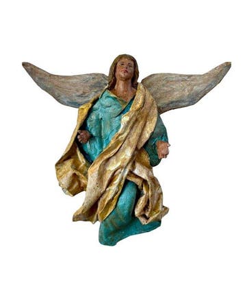 sculptuur, Presepe Napoletano Antico - Angelo - 19 cm -