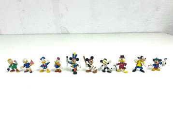 Donald Duck - 10 figures by Bullyland, Germany - 1985, Verzamelen, Nieuw