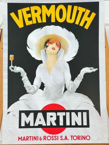 Marcello Dudovich - Vermouth Martini - Reprint