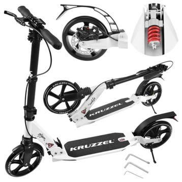Kruzzel Inklapbare stadsstep met 200 mm wielen, schijfrem..., Fietsen en Brommers, Steps, Ophalen of Verzenden, Nieuw