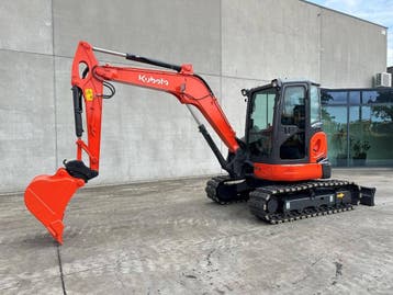 Veiling: Midigraafmachine Kubota KX163-5 Diesel 2017, Ophalen, Graafmachine