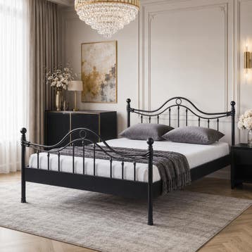 Van Schaik Genova Metalen Bed - 180 x 210, Nieuw