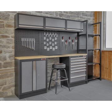 Werkbank Set 274 x 46 x 200 cm met Gereedschapswand en, Ophalen of Verzenden, Nieuw