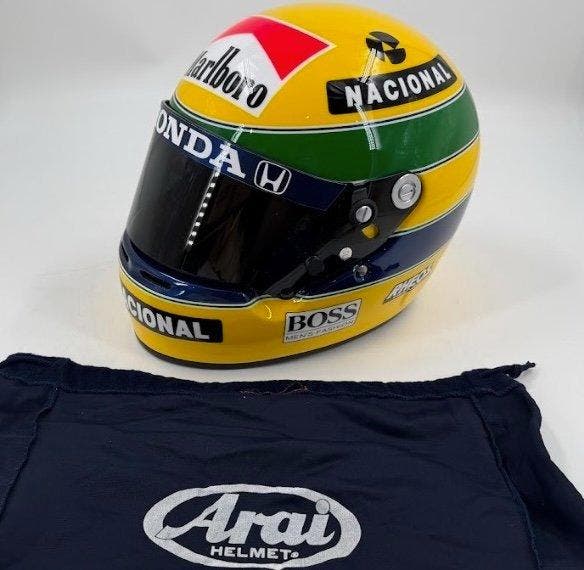 Ayrton Senna - 1991 - Replica helm, Verzamelen, Automerken, Motoren en Formule 1