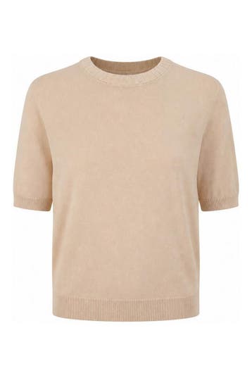 Gran Sasso T-shirt in maat 56 Beige, Verzenden, Zo goed als nieuw, Overige kleuren, Gran Sasso