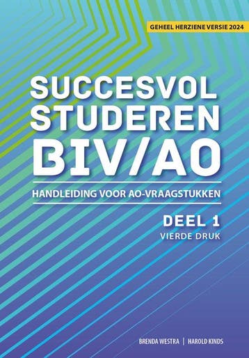 9789083014630 Succesvol Studeren voor BIV/AO 1 - Succesvo..., Verzenden, Zo goed als nieuw, Brenda Westra