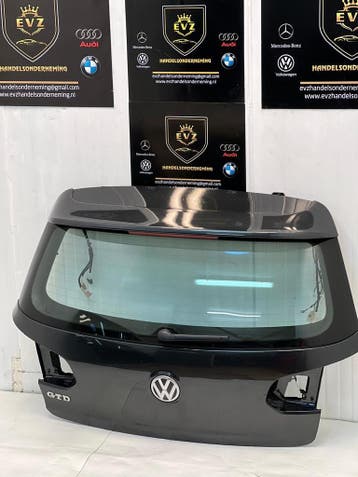 VW Golf VI bj.2012 achterklep metallic grijs LA9W, Gebruikt, Achter, Volkswagen, Achterklep