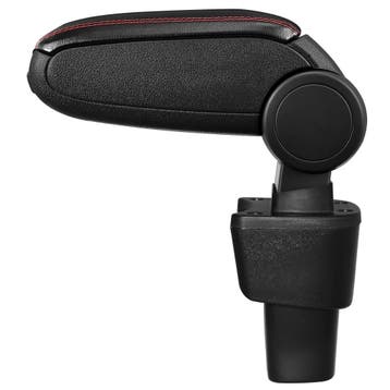 Armsteun Hyundai i10 vf 11-2013 kunstleer zwart rood stiksel, Verzenden, Nieuw