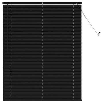 Raamdecoratie Zwart 150x120 | 25mm lamellen | Laatste Stuk!, Ophalen of Verzenden, Zo goed als nieuw, Zwart