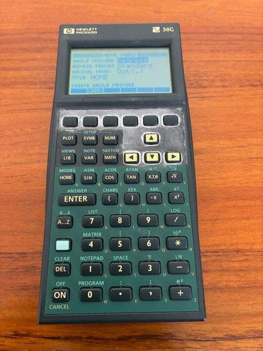 Hewlett Packard HP 38G Programmable Graphing Calculator -, Spelcomputers en Games, Spelcomputers | Overige Accessoires