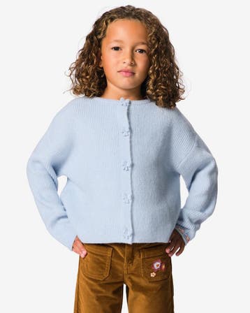 HEMA Kindervest grofgebreid lichtblauw, Verzenden, Nieuw