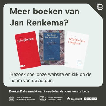 SCHRIJFWIJZER - Jan Renkema 9789012063135, Boeken, Verzenden, Gelezen, Jan Renkema