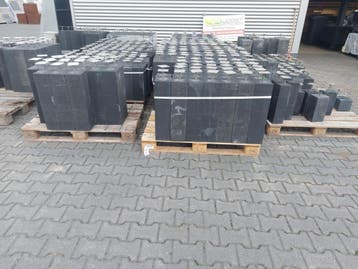 Beton poeren 12x12 15x15. 20x20. Incl rvs stelplaat, Nieuw, Veranda
