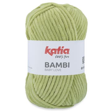 Katia Bambi - 332 pistache - Chenille Garen, Ophalen of Verzenden, Nieuw